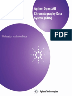 Agilent Openlab Chromatography Data System (CDS) : Workstation Installation Guide