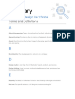 Course 1 Week 2 - Glossary of Terms and Definitions