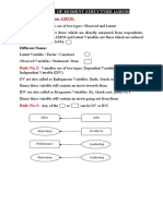 Rules For Working On AMOS: Rule No.1:: Analysis of Moment Structure (Amos)