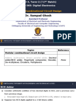 Dr. Sampad Ghosh: Modular Combinational Circuit Design