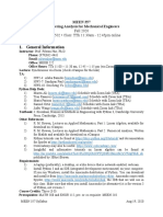 Numerical Analysis 2020 - Fall - MEEN357 - Syllabus