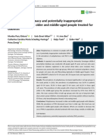 Trends in Polypharmacy and Potentially Inappropriate Medication (PIM) in Older and Middle-Aged People Treated For Diabetes