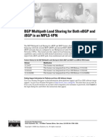 BGP Multipath Load Sharing For Both eBGP and Ibgp in An MPLS-VPN