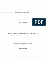 Structure of Gas Turbine Fuel Sprays