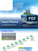 Ausun Pharma: Your Reliable Strategic Partner!