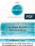 Buca-Lozada School Plant Management