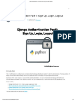 Django Authentication Part 1 - Sign Up, Login, Logout - The Coding Interface