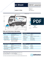 Johnston CN101 Specification Sheet