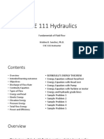 Topic 8 Fundamentals of Fluid Flow