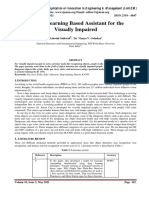 A Deep Learning Based Assistant For The Visually Impaired