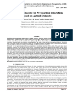 Synthetic Datasets For Myocardial Infarction Based On Actual Datasets