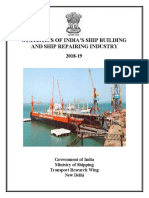 Statistics of India's Ship Building and Ship Repairing Industry