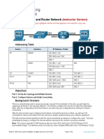 10.4.4 Lab - Build A Switch and Router Network - ILM