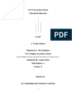 NCCS Secondary School Paknajol Kathmandu: in Partial Fulfillement of The Requriments For Grade Xi in Computer Science