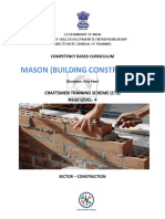 XCTS Mason (Building Constructor) - CTS - NSQF-4