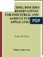 Flick, Ernest W. - Fungicides, Biocides and Preservatives For Industrial and Agricultural Applications-William Andrew Publishing - Noyes (1987)