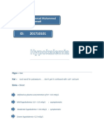 Hypokalemia Disease Amna