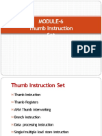 Module-6 Thumb Instruction Set