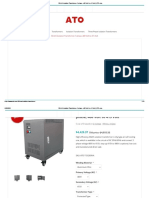 30 KVA Isolation Transformer, 3 Phase, 480 Volt To 415 Volt