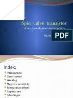 Spin Valve Transistor