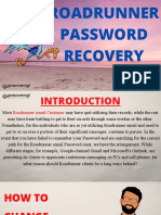 Roadrunner Password Recovery