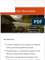 Streamflow Measurement by Direct Determination