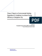 Phase 2 Report On Environmental Building Regulations & Guidelines To Achieve Energy Efficiency in Bangalore City