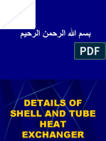 2.2 - Details of Shell & Tube H.E