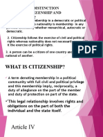 Citizenship Vs Nationality