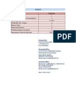 Model Project Report For Cash Credit, Overdraft Limits