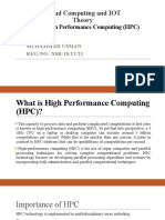 High Performance Computing (HPC)