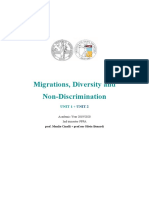 U1 - Migrations, Diversity and Non-Discriminationvalues