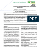 Antioxidant and Cytotoxic Effects of Methanol Extracts of Amorphophallus