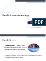 Touch Screen Technology