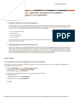 Oracle Application Express: Application Development Foundations 5-1: Implementing Navigation in Your Application Practice Activities