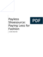 mgt151 - CASE 3 Payless Shoesource