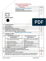 Kerala Plus Two Model Exam March 2021 - ZOOLOGY Answer Key