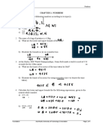 Chapter 1: Numbers: Mathematics BM005-4-0-MTS Numbers