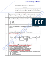 Unit I - Discrete State-Variable Technique Q.No Questions: Scalar Adder Integrator