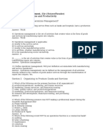 Section 1 What Is Operations Management?: Chapter 1 Operations and Productivity