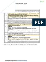 Lesson Observation Form With Ofsted Indicators