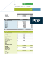 Business Budget Template Updated 8857