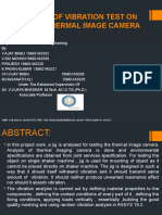 Analysis of Vibration Test On Jig For Thermal Image Camera