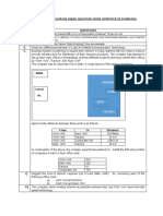 Worksheet of Application Based Question