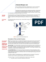 Description of A Standard Bumper Jack