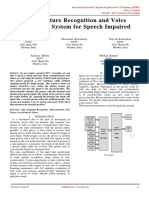 Hand Gesture Recognition and Voice Conversion System For Speech Impaired IJERTCONV5IS01047