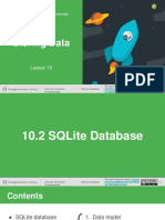 10.2 SQLite Database