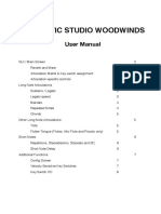 Cinematic Studio Woodwinds: User Manual