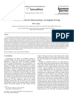 Algin, 2008, Practical Formula For Dimensioning A Rectangular Footing