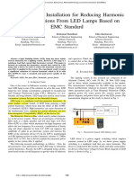 Low Pass Filter Installation For Reducing Harmonic Current Emissions From LED Lamps Based On EMC Standard